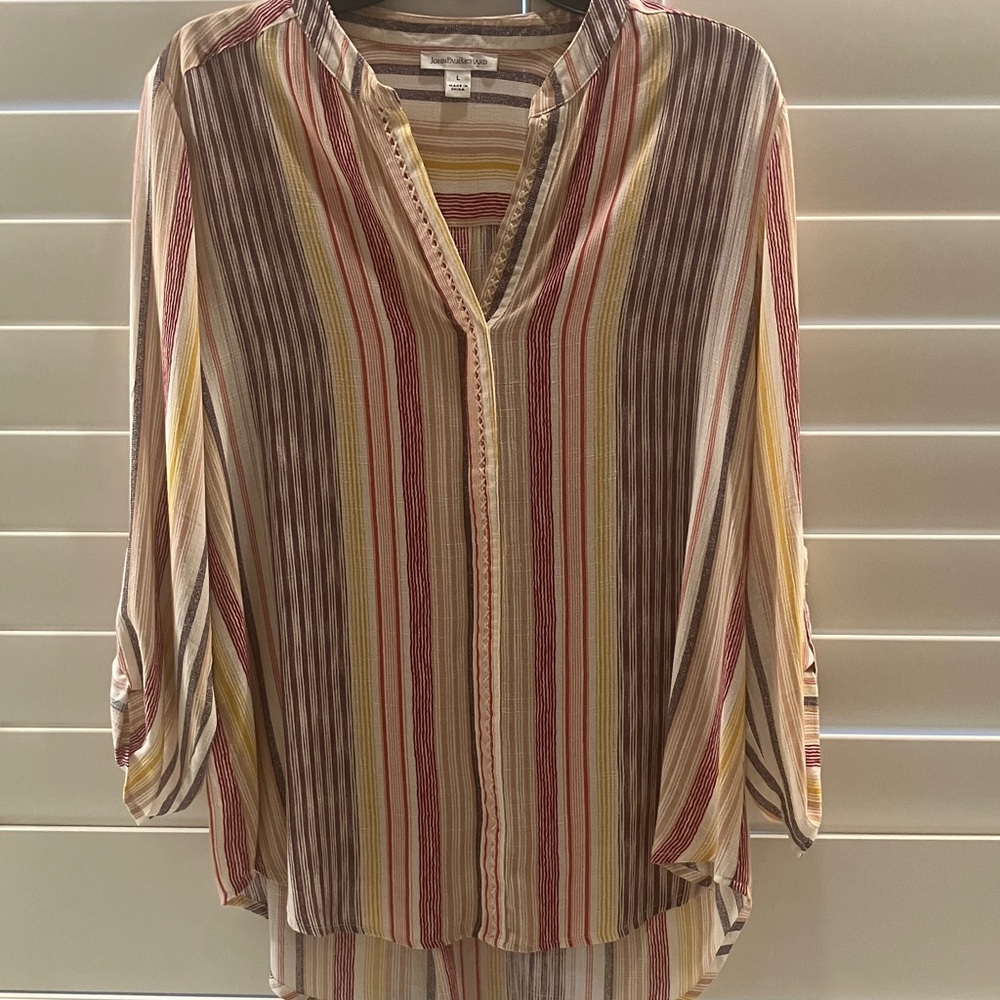 JohnPaulRichard Striped Blouse